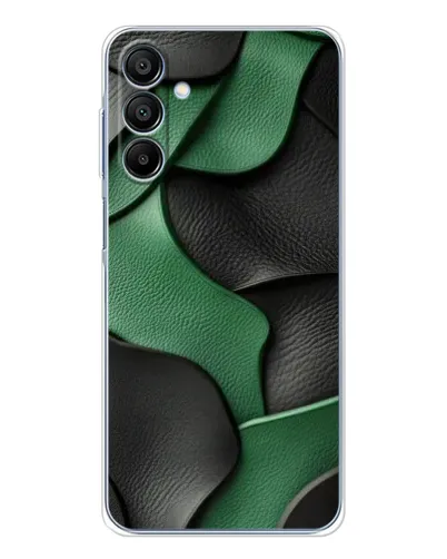 Чехол для Samsung Galaxy A16 с картинкой «Зеленые кожаные волны» Чехол для Samsung Galaxy A16 с картинкой «Зеленые кожаные волны»