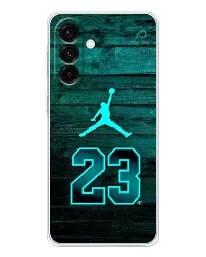 Чехол для Samsung Galaxy A17 с картинкой «Jordan Cyan 23»