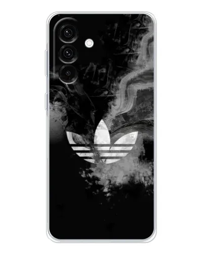 Чехол для Samsung Galaxy A17 с картинкой «Абстрактный дым Adidas»