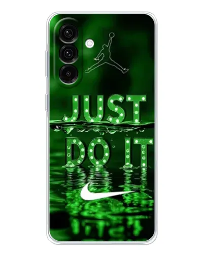 Чехол для Samsung Galaxy A17 с картинкой «Зеленый неоновый Nike»