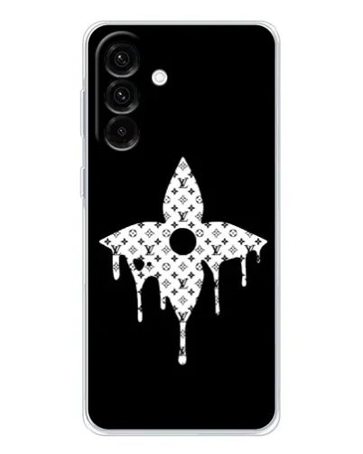 Чехол для Samsung Galaxy A17 с картинкой «Цветочная монограмма»