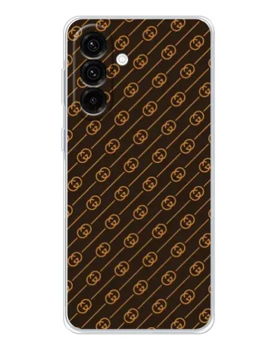 Чехол для Samsung Galaxy A17 с картинкой «Gucci — золотые диагонали»