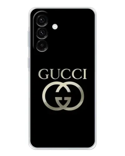 Чехол для Samsung Galaxy A17 с картинкой «Gucci — золото на черном» Чехол для Samsung Galaxy A17 с картинкой «Gucci — золото на черном»