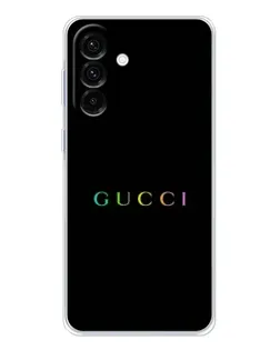 Чехол для Samsung Galaxy A17 с картинкой «Gucci — неоновый минимализм»