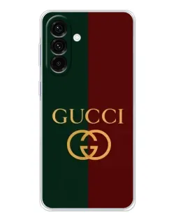 Чехол для Samsung Galaxy A17 с картинкой «Gucci — темно-зеленый градиент»