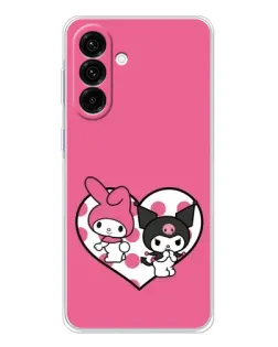 Чохол для Samsung Galaxy A17 з картинкою «Kuromi та My Melody» Чохол для Samsung Galaxy A17 з картинкою «Kuromi та My Melody»