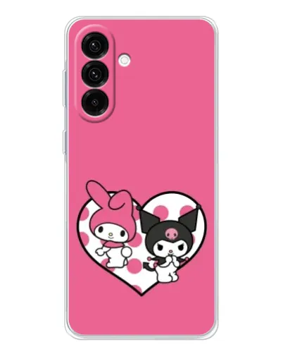 Чохол для Samsung Galaxy A17 з картинкою «Kuromi та My Melody» Чохол для Samsung Galaxy A17 з картинкою «Kuromi та My Melody»