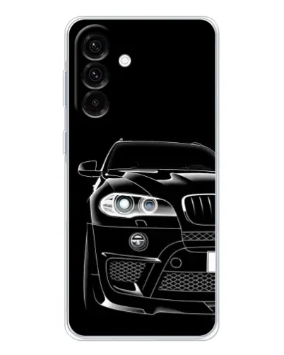 Чехол для Samsung Galaxy A17 с картинкой «Темный силуэт BMW»