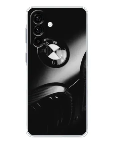 Чехол для Samsung Galaxy A17 с картинкой «Эмблема BMW — макро»