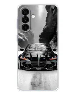 Чехол для Samsung Galaxy A17 с картинкой «BMW — акварельный дрифт»