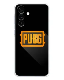 Чехол для Samsung Galaxy A17 с картинкой «PUBG — рамка лого»