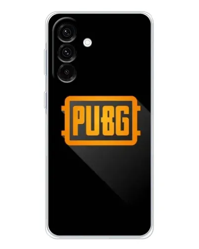 Чехол для Samsung Galaxy A17 с картинкой «PUBG — рамка лого»