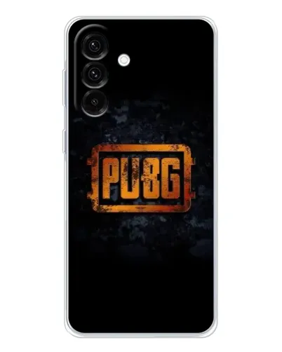 Чехол для Samsung Galaxy A17 с картинкой «PUBG — золотой логотип»
