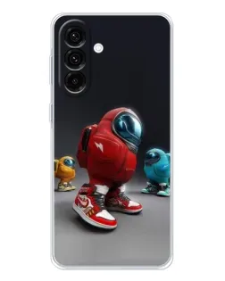 Чохол для Samsung Galaxy A17 з картинкою «Among Us — 3D стиль»