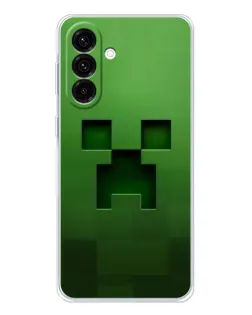 Чехол для Samsung Galaxy A17 с картинкой «Крипер микро-дизайн»