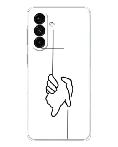 Чехол для Samsung Galaxy A17 с картинкой «Рука держит»