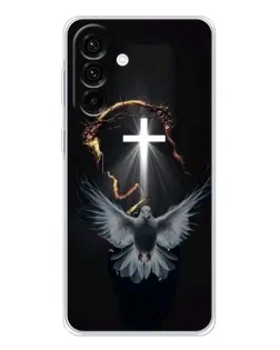 Чехол для Samsung Galaxy A17 с картинкой «Голубь и Свет»