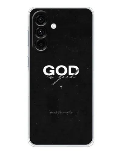 Чехол для Samsung Galaxy A17 с картинкой «GOD — Бог над всем»