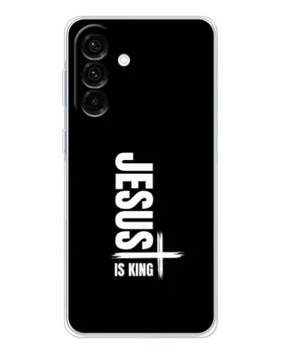 Чехол для Samsung Galaxy A17 с картинкой «Вертикаль веры Jesus»