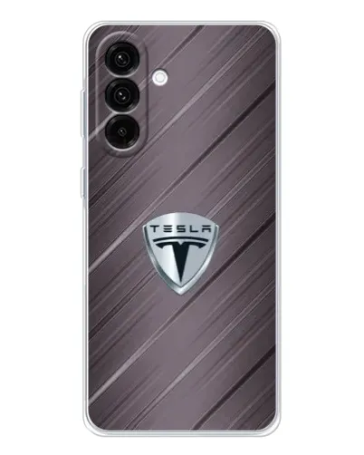 Чехол для Samsung Galaxy A17 с картинкой «Металлическая текстура Tesla» Чехол для Samsung Galaxy A17 с картинкой «Металлическая текстура Tesla»