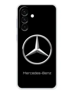 Чехол для Samsung Galaxy A17 с картинкой «Mercedes Silver Logo»