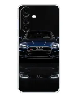 Чехол для Samsung Galaxy A17 с картинкой «Audi — ночное отражение»