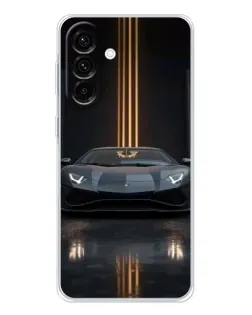Чохол для Samsung Galaxy A17 з картинкою «Lamborghini золоті лінії» Чохол для Samsung Galaxy A17 з картинкою «Lamborghini золоті лінії»