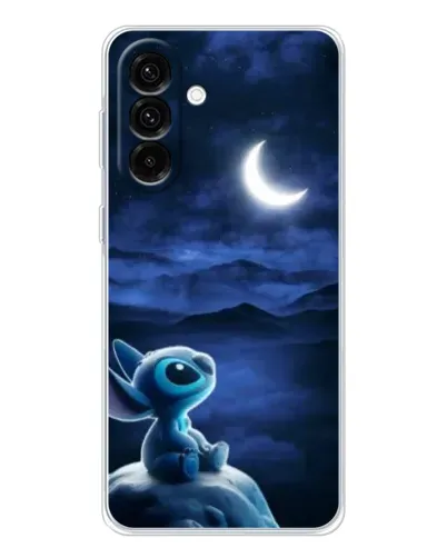 Чехол для Samsung Galaxy A17 с картинкой «Лунная ночь Стича»