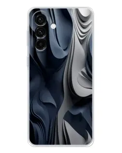 Чохол для Samsung Galaxy A17 з картинкою «Об'ємні сині складки» Чохол для Samsung Galaxy A17 з картинкою «Об'ємні сині складки»