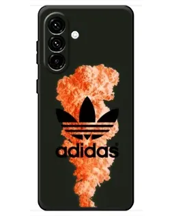 Чехол для Samsung Galaxy A18 4G с картинкой «Оранжевый дым Adidas» Чехол для Samsung Galaxy A18 4G с картинкой «Оранжевый дым Adidas»