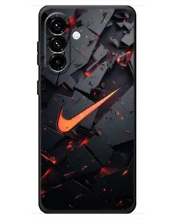 Чехол для Samsung Galaxy A18 4G с картинкой «Nike — эффект разломов» Чехол для Samsung Galaxy A18 4G с картинкой «Nike — эффект разломов»
