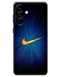 Чехол для Samsung Galaxy A18 4G с картинкой «Синий пульс Nike» Чехол для Samsung Galaxy A18 4G с картинкой «Синий пульс Nike»