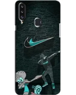 Чехол для Samsung Galaxy A20s (A207) с картинкой «Спортивный арт Nike»