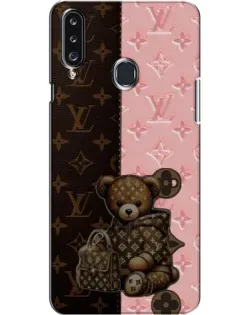 Чехол для Samsung Galaxy A20s (A207) с картинкой «Мишка в стиле LV»