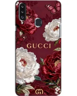 Чехол для Samsung Galaxy A20s (A207) с картинкой «Gucci — бордовые розы» Чехол для Samsung Galaxy A20s (A207) с картинкой «Gucci — бордовые розы»