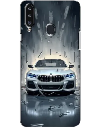Чехол для Samsung Galaxy A20s (A207) с картинкой «BMW в свете фар»