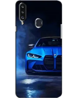 Чехол для Samsung Galaxy A20s (A207) с картинкой «Голубая BMW M4» Чехол для Samsung Galaxy A20s (A207) с картинкой «Голубая BMW M4»