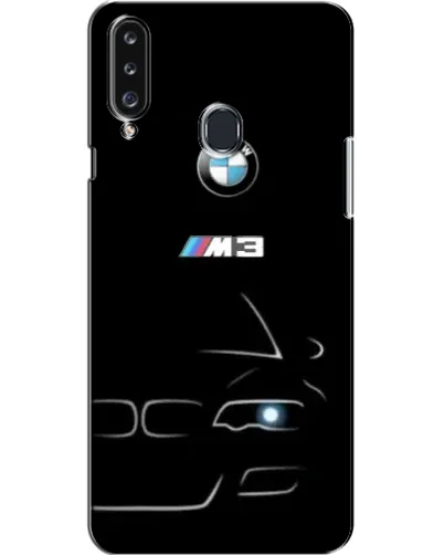Чехол для Samsung Galaxy A20s (A207) с картинкой «Минималистичный принт BMW M3»