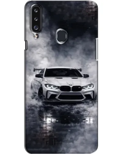 Чехол для Samsung Galaxy A20s (A207) с картинкой «BMW сквозь туман»