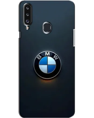 Чехол для Samsung Galaxy A20s (A207) с картинкой «Логотип BMW — минимализм»
