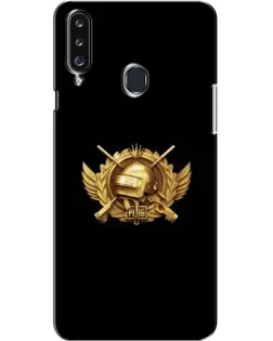 Чехол для Samsung Galaxy A20s (A207) с картинкой «PUBG — оранжевый градиент»