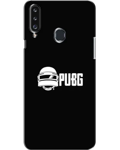 Чехол для Samsung Galaxy A20s (A207) с картинкой «PUBG — классический лого»