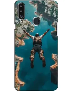 Чехол для Samsung Galaxy A20s (A207) с картинкой «PUBG — свободное падение»