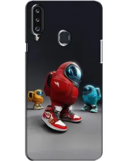 Чехол для Samsung Galaxy A20s (A207) с картинкой «Among Us — 3D стиль»