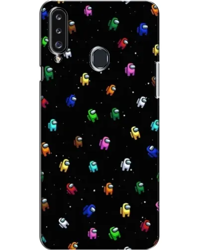 Чехол для Samsung Galaxy A20s (A207) с картинкой «Экипаж Among Us»