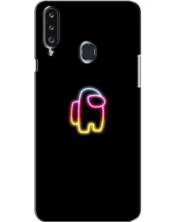Чехол для Samsung Galaxy A20s (A207) с картинкой «Among Us градиент»