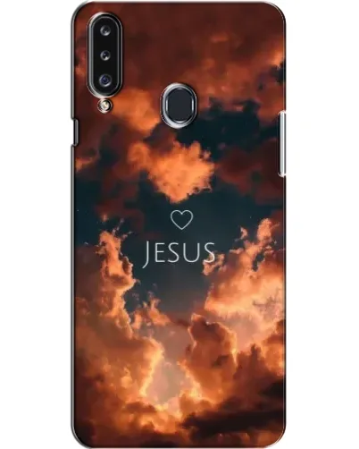 Чехол для Samsung Galaxy A20s (A207) с картинкой «Сияние Имени Jesus»