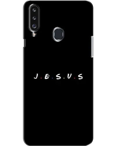 Чехол для Samsung Galaxy A20s (A207) с картинкой «Точки веры J.E.S.U.S.»