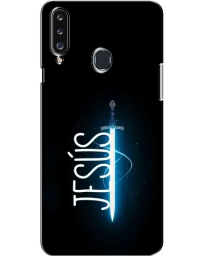 Чехол для Samsung Galaxy A20s (A207) с картинкой «Меч Духа Jesus»