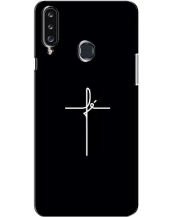 Чехол для Samsung Galaxy A20s (A207) с картинкой «Тонкий крест»